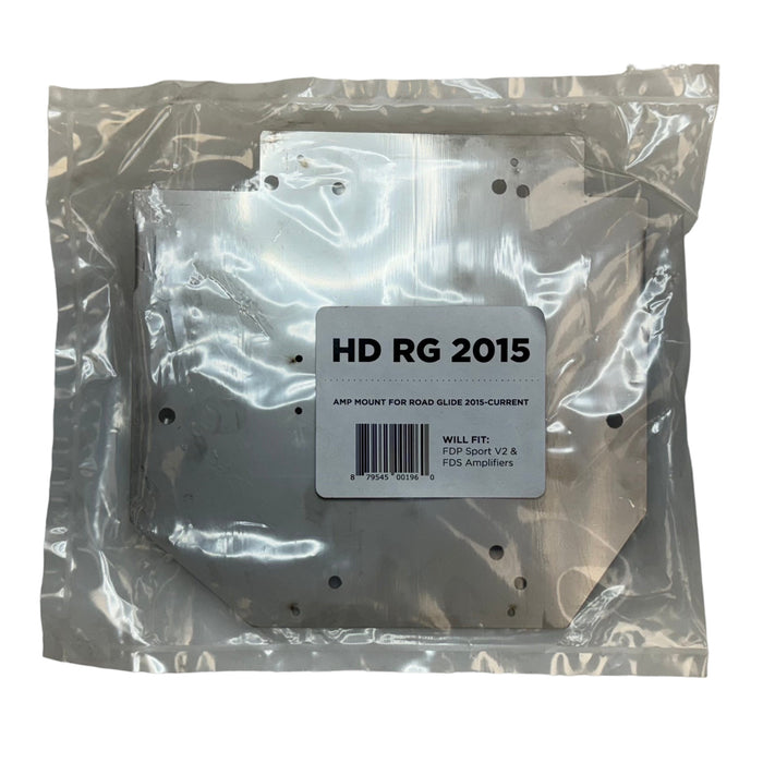 HDRG2015 Focal Amplifier Mounting Bracket for 2015+ Harley Davidson Road Glide Motorcycles