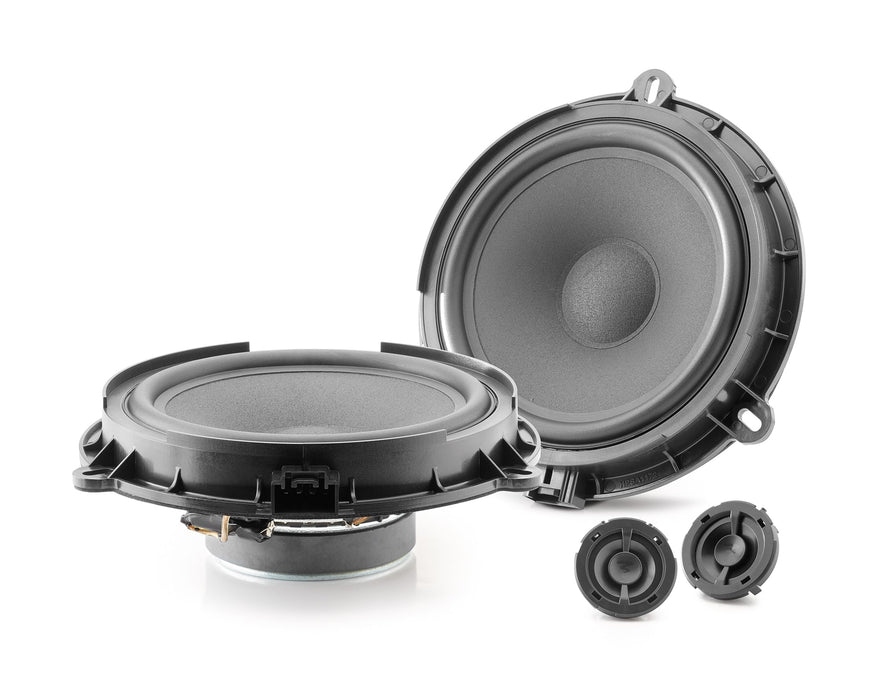 IS FORD 165 Focal Inside 6.5" Polyglass 2-Way Component Speaker Upgrade Kit Plug & Play Compatible with Ford, Lincoln, 60W RMS 4 Ohm (Pair)