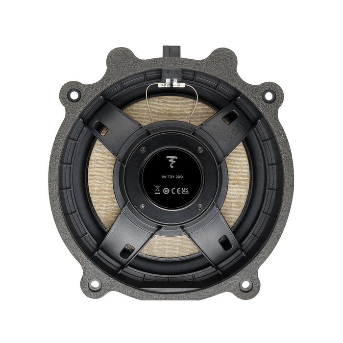 IW T3Y 200 Focal Inside Flax 8" Woofer Upgrade Kit Plug & Play Compatible with Tesla Model 3 & Model Y, 75W RMS 4 Ohm (Pair)