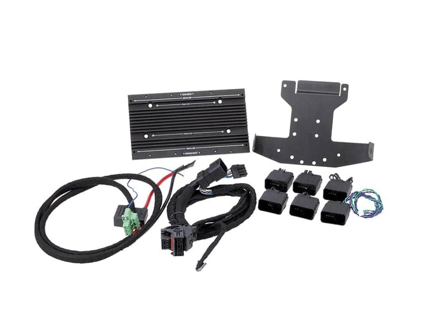 HD14.AWK Precision Power Soundstream Motorcycle Audio Amplifier Install Kit for 2014+ Harley Davidson Touring Motorcycles