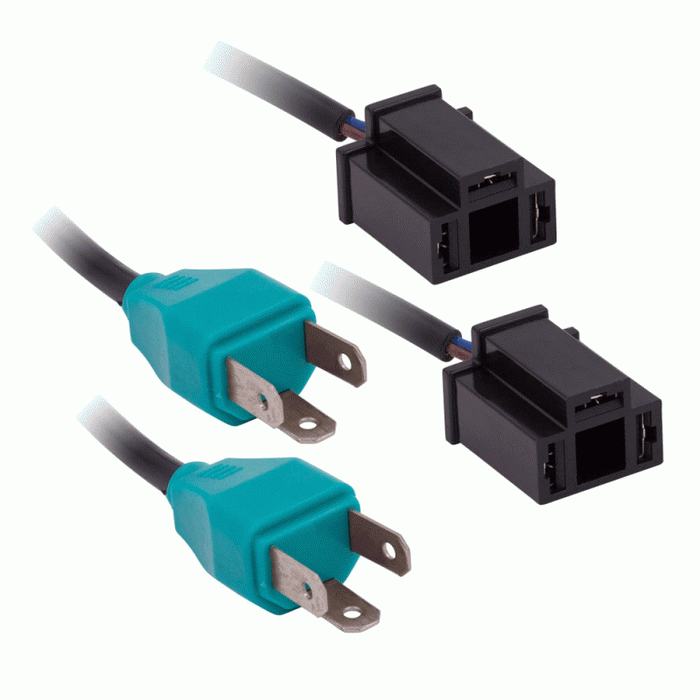 JP-H4H13DE METRA H4 Connectors to H13 Connectors for 7 Inch Lights - Jeep Wrangler JK
