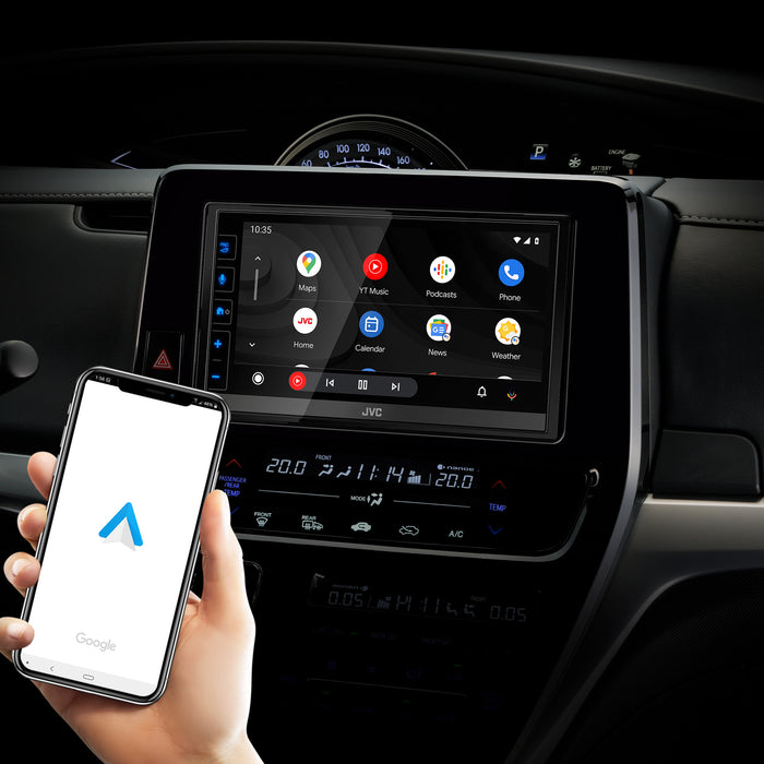 KW-M780BT JVC Digital Multimedia Receiver 6.8” Double-Din Touchscreen Head Unit with CarPlay and Android Auto, HDMI, AM/FM, Bluetooth, USB Port, iDatalink Maestro, SiriusXM Ready, Car Radio