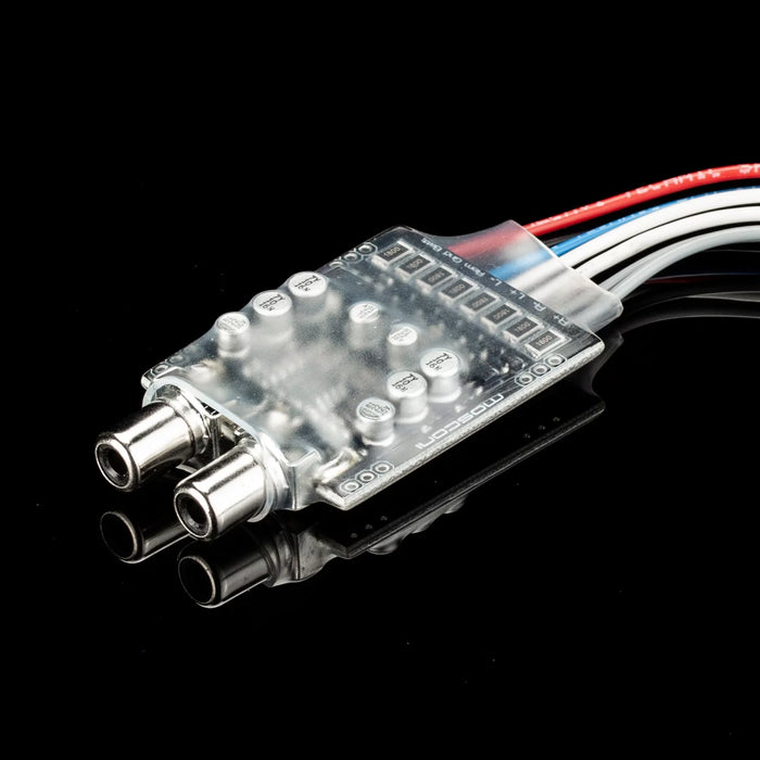HLA-SLIM Mosconi 2 Channel LOC High Level Line Output Converter w/ 12v Remote Turn-On