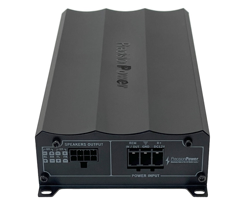 MAA4.400 Precision Power Soundstream Motorcycle Audio 4 Channel Amplifier 400W RMS-100Wx4-4ohm, 600W RMS-150Wx4-2ohm, Harley Davidson Touring Motorcycles