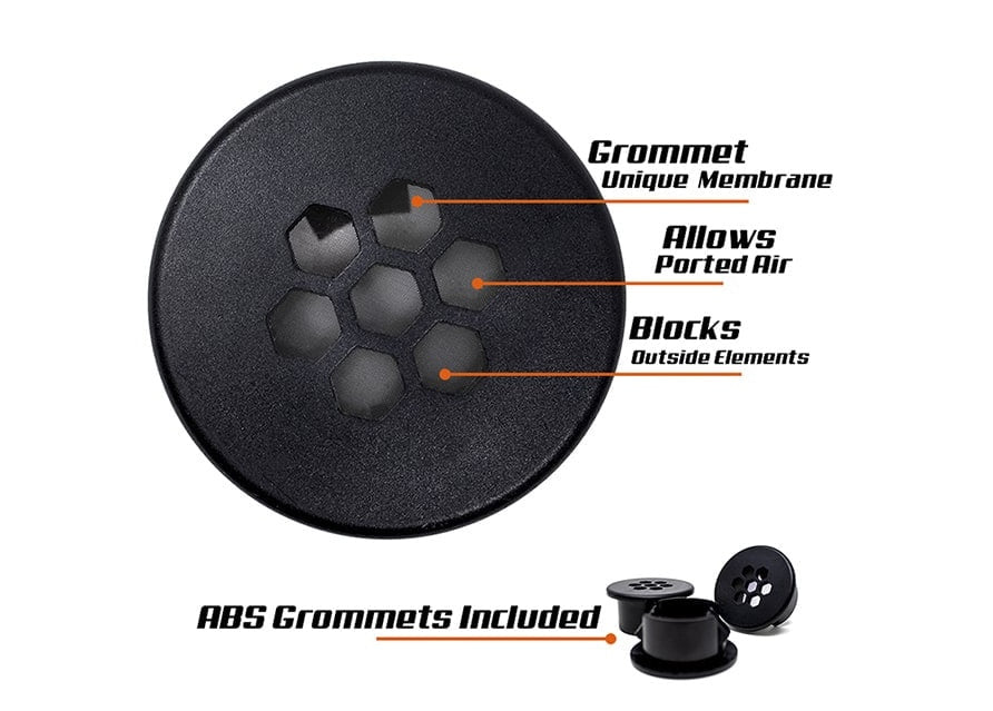 HD13.SBW Precision Power Soundstream Motorcycle Audio Saddlebag Powered Subwoofer Fits '98-'13 Harley Davidson® Touring Models (Each Side Sold Individually) Installer-Friendly