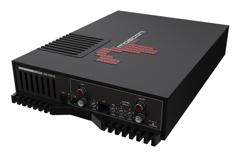 ONE 1|1000 Mosconi One Line Class D Mono Subwoofer Amplifier 1x600W 4 Ohm, 1x1000W 2 Ohm Car Audio Amplifier