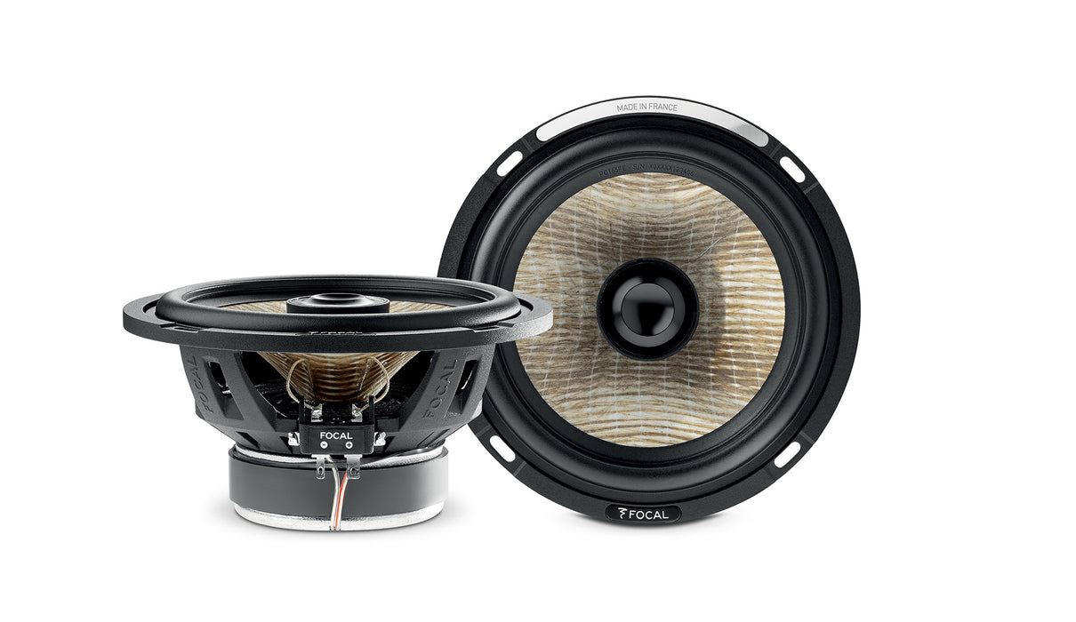 PC 165 FE Focal Flax Evo 6.5" 6 1/2 inch Coaxial 2 Way Speakers 70W RMS 4 Ohm Performance Car Audio (Pair)