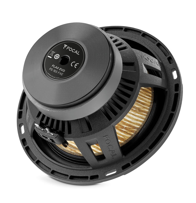 PS 165 FXE Focal Flax Evo 6.5" 2-Way Component Speakers Kit w M Dome Tweeters 80W RMS Performance Car Audio 4 Ohm (Pair)
