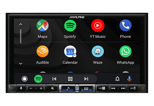 iLX-507 Alpine 7" HD Digital Multimedia Receiver Double-Din Touchscreen Hi-Res Audio Head Unit with Wireless CarPlay and Wireless Android Auto HDMI iDatalink Maestro