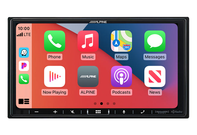 iLX-407 Alpine 7" Digital Multimedia Receiver Shallow Chassis Double-Din Touchscreen Head Unit with CarPlay and Android Auto HDMI iDatalink Maestro