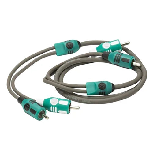 47KMI1 KICKER Marine 2-Channel RCA Interconnects, 1.0 Meter