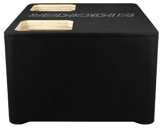 49DUL7X12 KICKER Solo-X 12" L7X Dual Subwoofer Unloaded Enclosure Ported Box