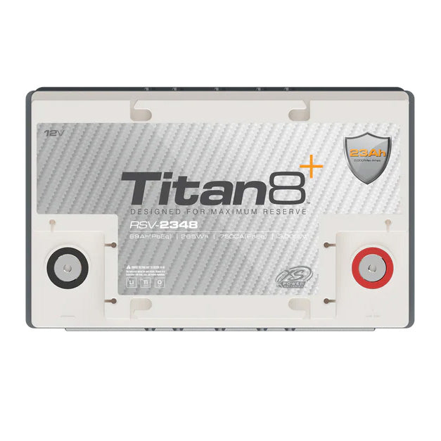 RSV-23-4800 XS Power Battery 12V Lithium LTO Titan8 BCI Group 48/H6 - 5,000 Watts Max 69Ah Equivalent