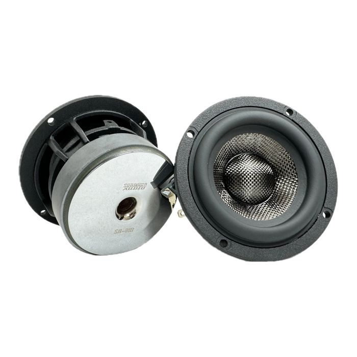 S-SA3M Sundown Audio SA-Series 3" Midrange Component Speaker 150W RMS Car Audio (Pair)