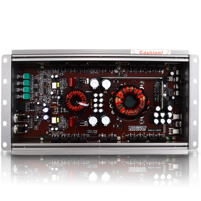 SAEv.4-1000D Sundown Audio SAEv4 Series 1000.1D Monoblock Class-D Subwoofer Amplifier 1000W RMS 1 OHM Stable