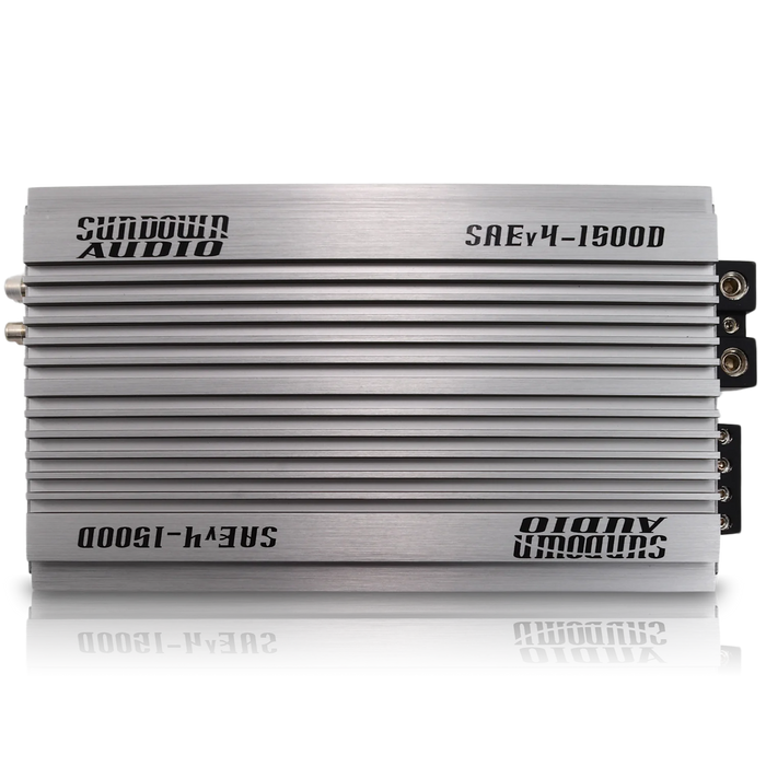 SAEv.4-1500D Sundown Audio SAEv4 Series 1500.1D Monoblock Class-D Subwoofer Amplifier 1500W RMS 1 OHM Stable