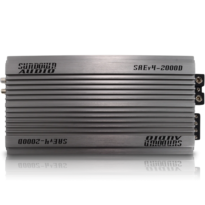 SAEv.4-2000D Sundown Audio SAEv4 Series 2000.1D Monoblock Class-D Subwoofer Amplifier 2000W RMS 1 OHM Stable