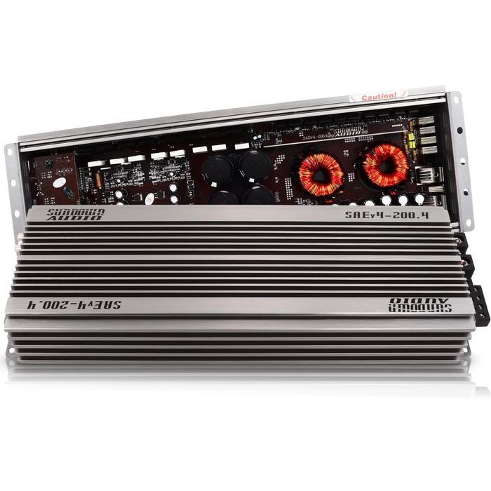 SAEv.4-200.4 Sundown Audio SAEv4 Series 4-Channel Full Range High Fidelity Class A/B Amplifier (200Wx4 RMS 4 OHM) (300Wx4 RMS 2 OHM)