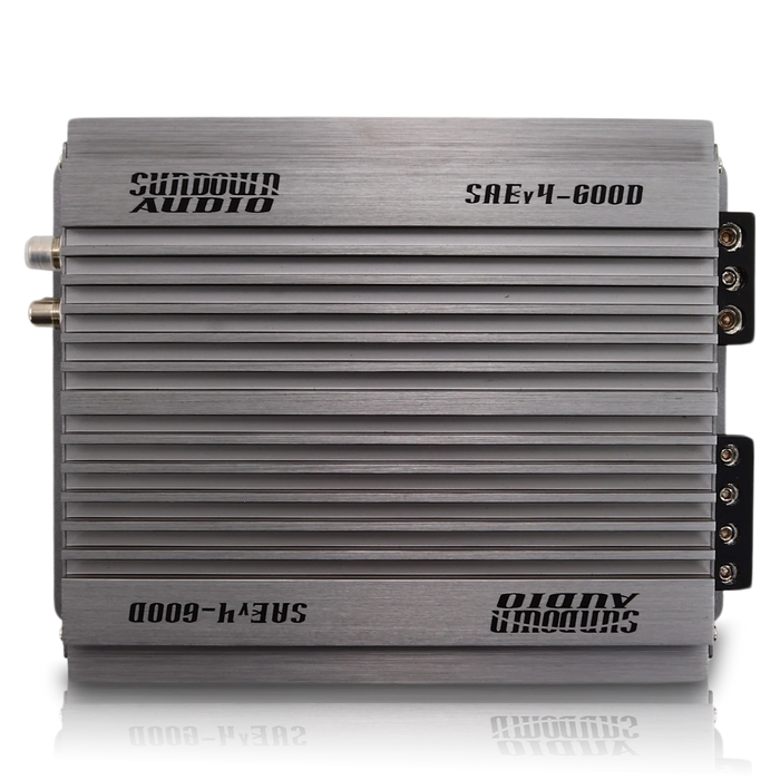 SAEv.4-600D Sundown Audio SAEv4 Series 600.1D Monoblock Class-D Subwoofer Amplifier 600W RMS 1 OHM Stable