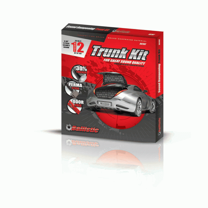 SSTKT Metra Ballistic Series Sound Dampening Trunk Kit