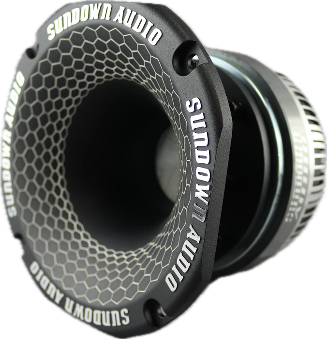 S-SHFST Sundown Audio Short Super Horn 2" Throat with Ferrite Magnet 80W RMS SPL PA Pro Sound High Output 4 Ohm (Single)