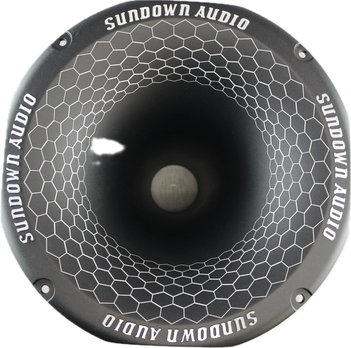 S-SHFTL Sundown Audio Tall Super Horn 2" Throat with Ferrite Magnet 110W RMS SPL PA Pro Sound High Output 4 Ohm (Single)