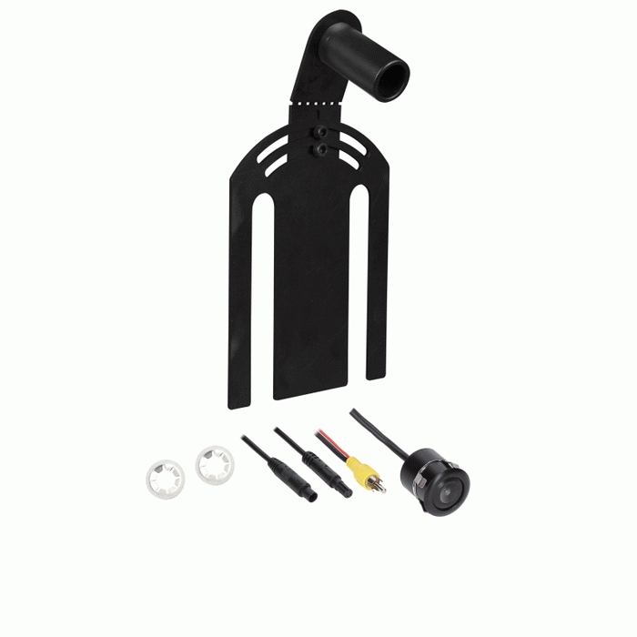 TE-AJPKT METRA Adjustable Jeep Wrangler Spare Tire Bracket with Flush Mount Backup Camera