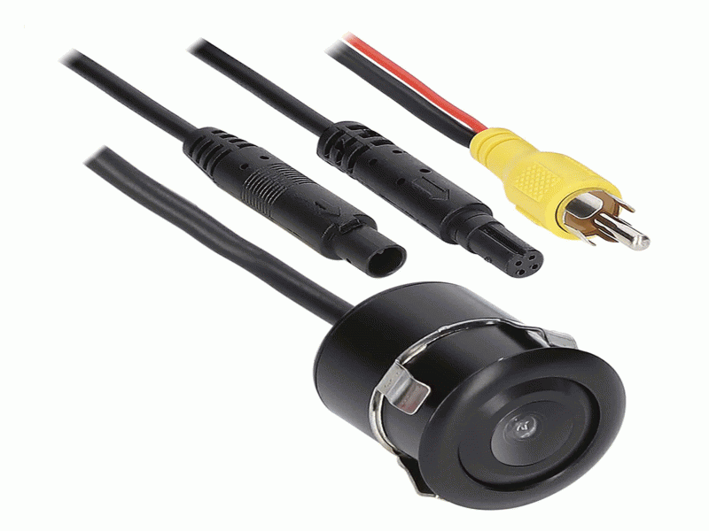 TE-FLC METRA Flush Mount Backup Camera with Metal Housing