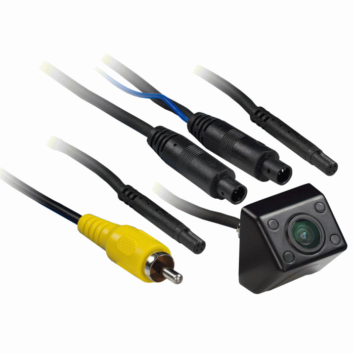 TE-MIIRB METRA Rear View Black Fixed Angle Micro Camera w/ IR