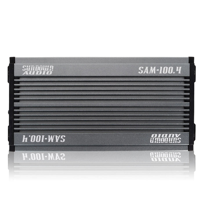 PS-SAMv21004 Sundown Audio Marine Powersports SAMv.2 100.4 Micro 4ch Amplifier Class D 700W RMS 4x175W 2 Ohms 4x100W 4 Ohms Waterproof IP67 Built-In Bluetooth