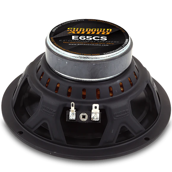 S-E6.5CS Sundown Audio E-6.5CS 6.5" 6-1/2 Component Speakers + Tweeters 100W RMS Car Audio (Pair)