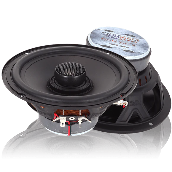 S-E6.5CX Sundown Audio E-6.5CX 6.5" 6-1/2 Coaxial 2-Way Speakers+Built-in Tweeters 60W RMS Car Audio (Pair)