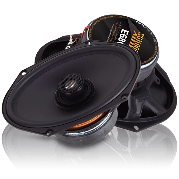 S-E68CX Sundown Audio E-68CX 6x8" Coaxial 2-Way Speakers+Built-in Tweeters 90W RMS Car Audio (Pair)