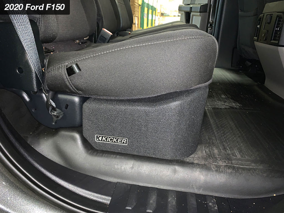 51KFDL7T102 KICKER Ford Truck Specific Dual 10" L7T Loaded Down Firing Enclosure 1000W RMS 2 Ohm