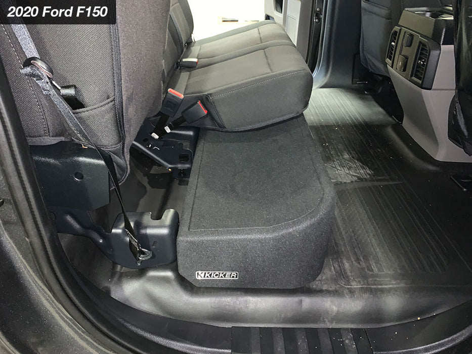 51KFDL7T102 KICKER Ford Truck Specific Dual 10" L7T Loaded Down Firing Enclosure 1000W RMS 2 Ohm