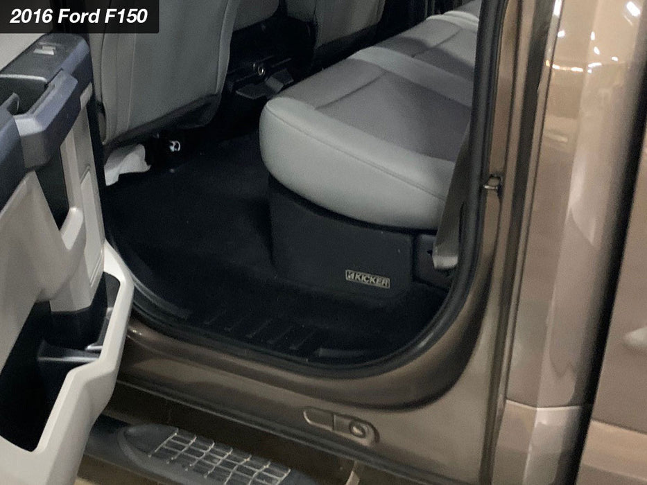 51KFDL7T102 KICKER Ford Truck Specific Dual 10" L7T Loaded Down Firing Enclosure 1000W RMS 2 Ohm