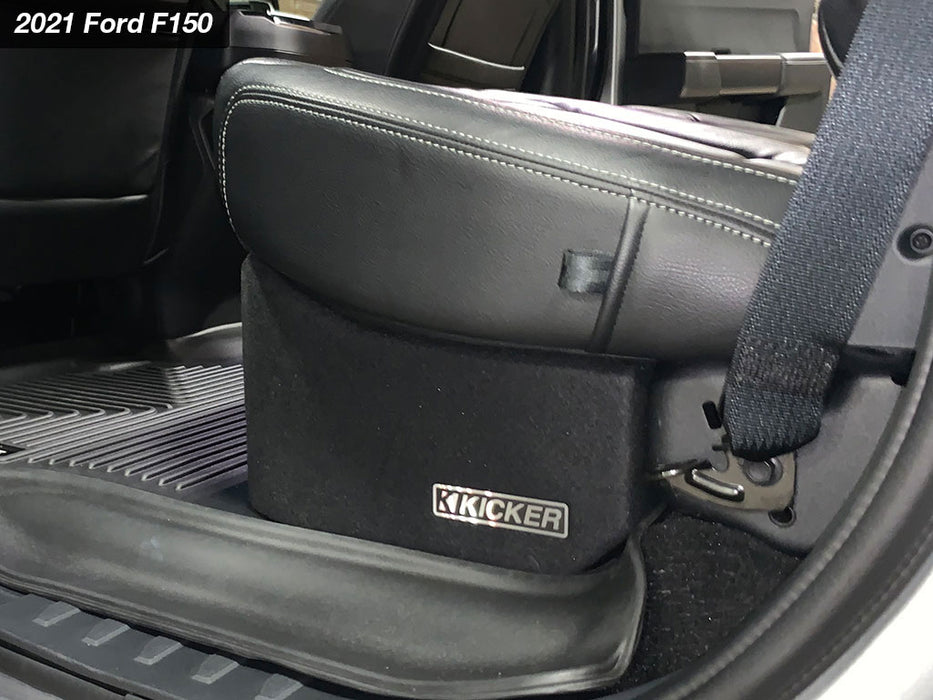 51KFDL7T102 KICKER Ford Truck Specific Dual 10" L7T Loaded Down Firing Enclosure 1000W RMS 2 Ohm