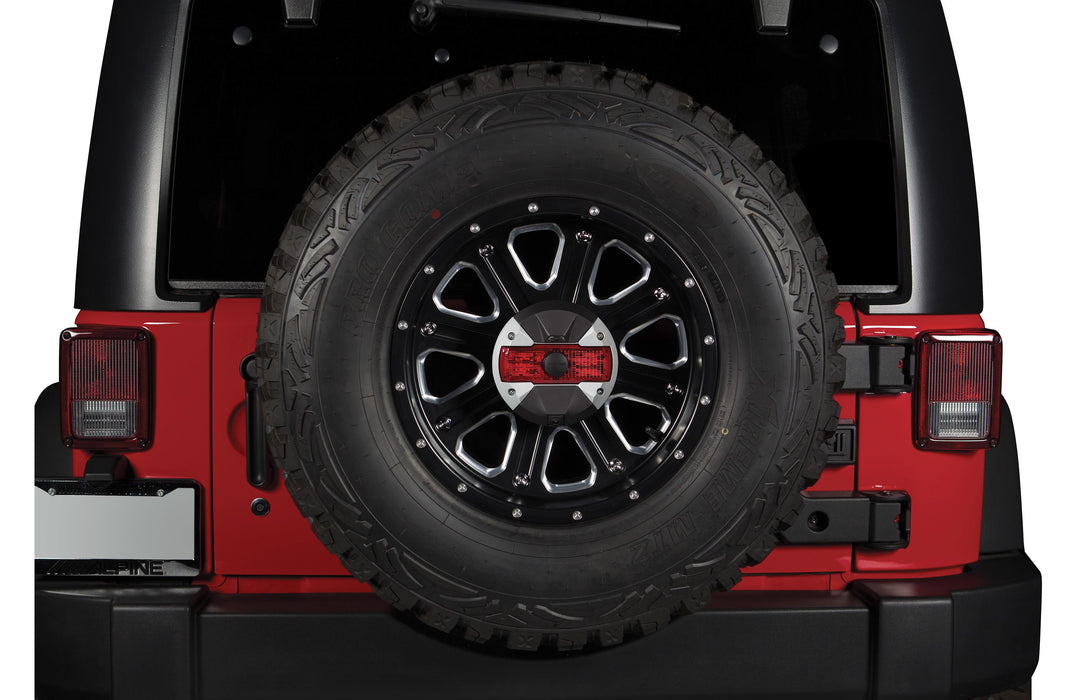 HCE-TCAM1-WRA Alpine Spare Tire Back Up Camera for 07-18 Jeep Wrangler JK JKU