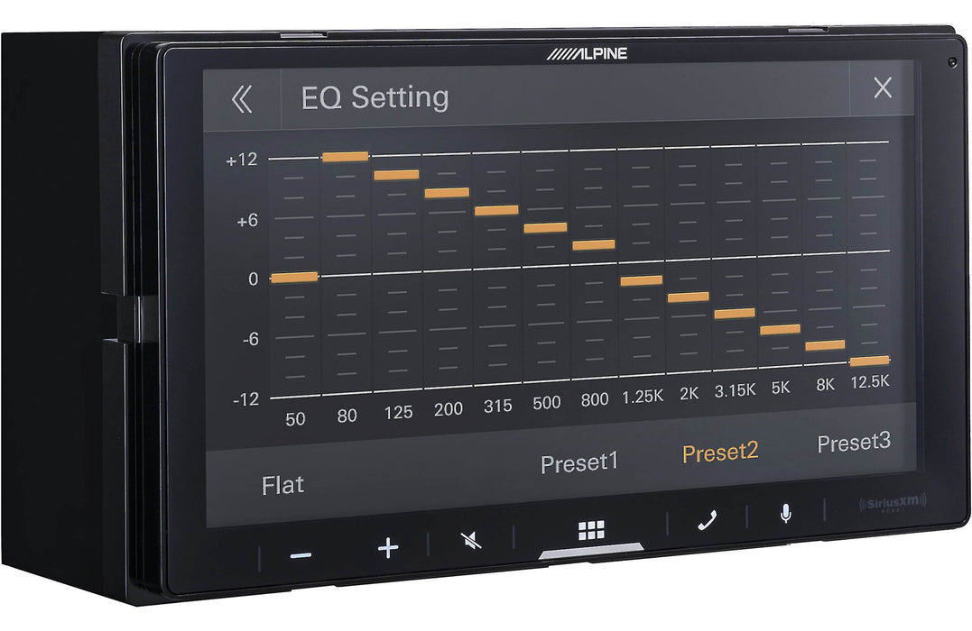 iLX-W670-S Alpine 7" Digital Multimedia Receiver with SWC Adapter, Shallow Chassis Double-Din Touchscreen Head Unit with CarPlay and Android Auto Compatibility