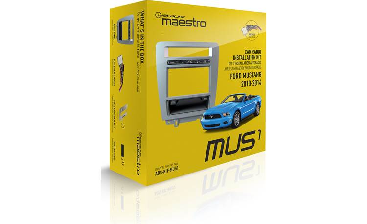 KIT-MUS1 iDatalink Maestro Double-Din Radio Dash Kit & T-Harness - Mustang 2010-2014 (w/o Factory NAV)