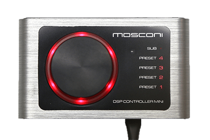 RC MINI Mosconi Mini Remote Controller for DSP 6to8, DSP 4to6, and D2 100.4 DSP Digital Sound Processors