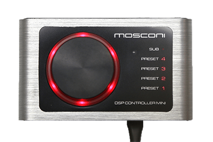 RC MINI Mosconi Mini Remote Controller for DSP 6to8, DSP 4to6, and D2 100.4 DSP Digital Signal Processors