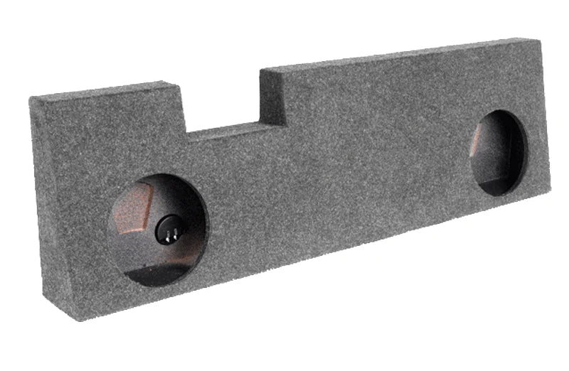 A393-10CP Atrend Dual 10" Sealed Carpeted - Fits 2008 - 2016 Ford F250/350/450 Crew Cab (Unloaded Enclosure)