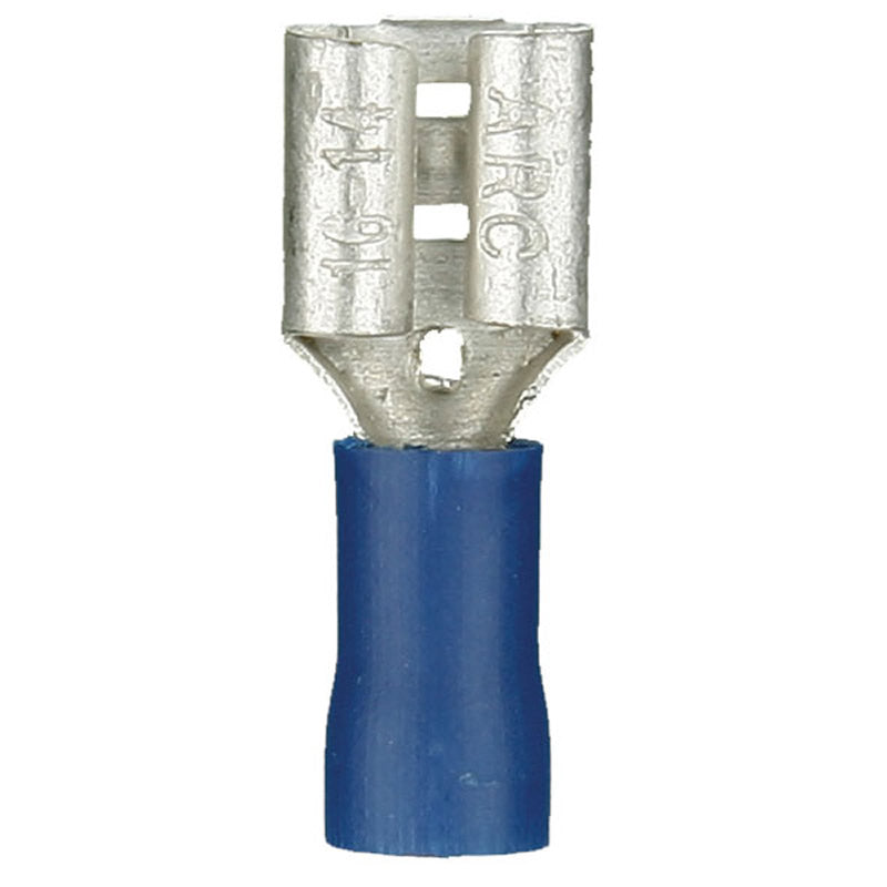 BVFD205 METRA Blue Vinyl .205 Female Quick Disconnect for 16-14 Gauge Wire (Each)
