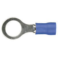 BVRT516 METRA Blue Vinyl 5/16" Ring Terminal for 16-14 Gauge Wire (Each)