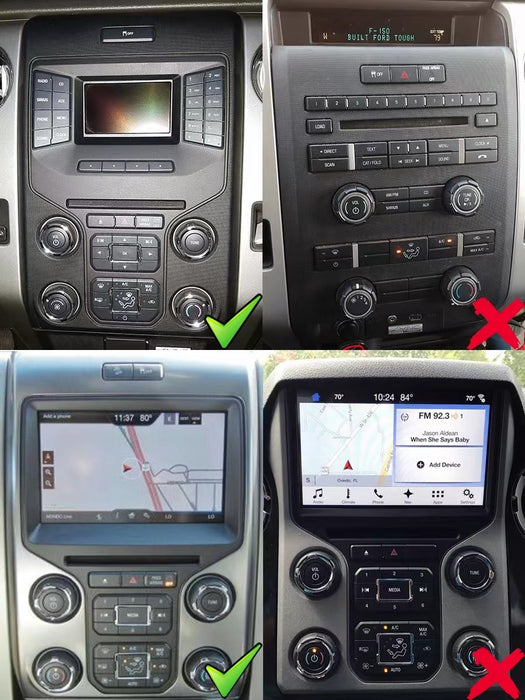 TS-FDOP12-1RR-6H Linkswell Gen VI T-Style 12.1" Tablet Radio Ford F-150 2013-2014