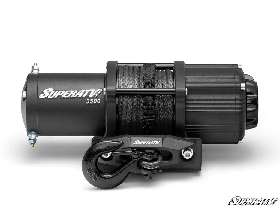 WN-3500 SuperATV 3500 Lb. UTV/ATV Winch With Wireless Remote & Synthetic Rope