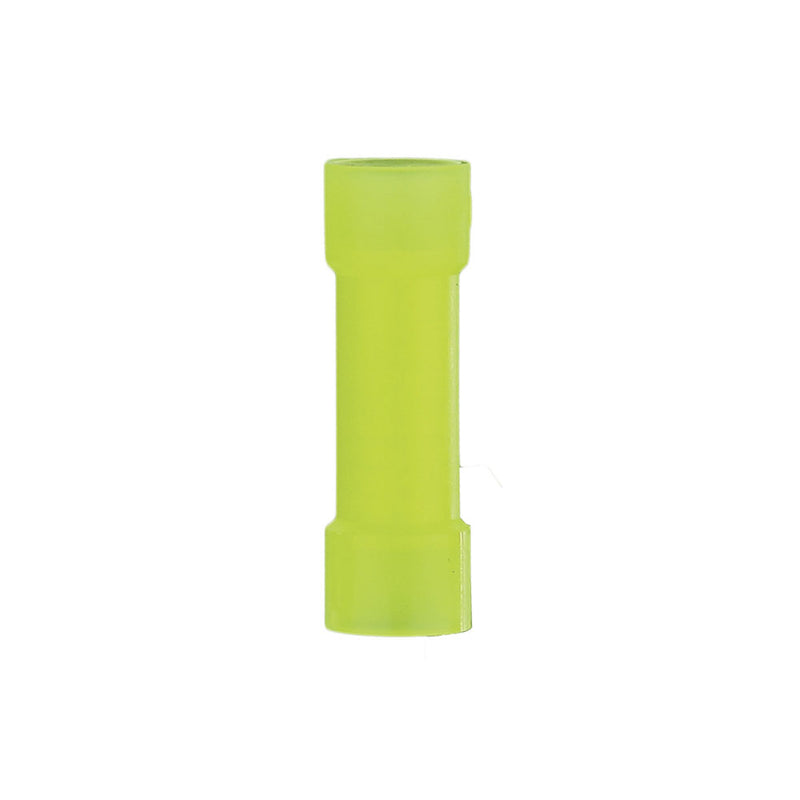 YNBC METRA Yellow Nylon 12-10 Gauge Butt Connector (Each)