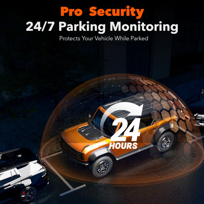 G900Pro Wolfbox 4K Sony Starvis2 12" Rear View Mirror Dash Cam Touch Screen Smart Mirror 5.8GHz WiFi 128GB SD Card with Voice Control