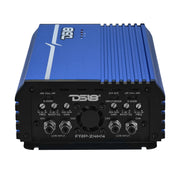 DS18 FRP-2.4K4/BL amplifier crossover and control adjustments